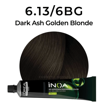 L'OREAL - INOA_iNOA 6.13/6BG Dark Ash Golden Blonde_Cosmetic World